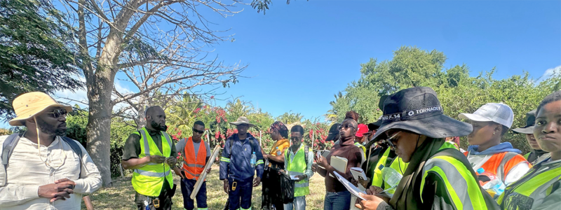 Practical classes among ruins and memories of Manyikeni and Chibuene